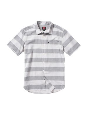 Men' Stube Prison SS  Woven Shirt - Gray