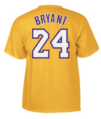 Youth Lakers Kobe Bryant Youth Game Time Tee - Gold