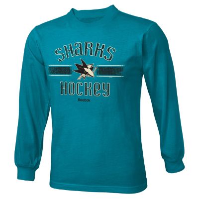 Youth Sharks New Reputation L/S Tee - Turquoise / Aqua