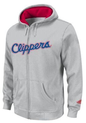 Youth Clippers Zip Fleece - Gray