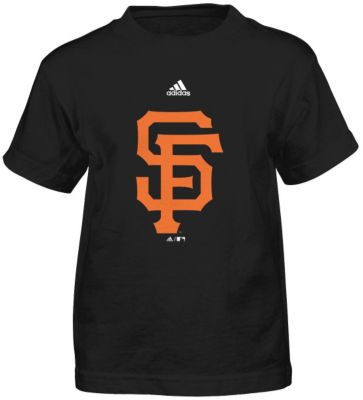 Youth Giants Team Logo T-shirt - Black