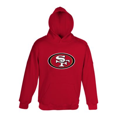 Youth 49ers Primary Logo Fleece - Red