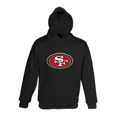 Youth 49ers Primary Logo Fleece - Black