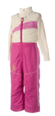 Girls' Rainbow Run Bib - Pink