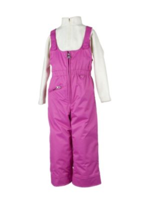 Lil Girls' Snoverall Bib - Pink
