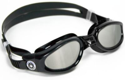 Adult Kaiman Swim Goggle - Mirrored / Black