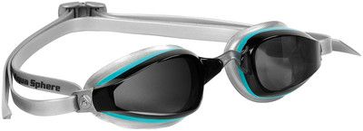 Women's K180 Swim Goggle - Smoke / Aqua-Silver