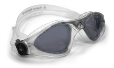 Adult Kayenne Swim Goggle - Smoke / Transparent-Silver