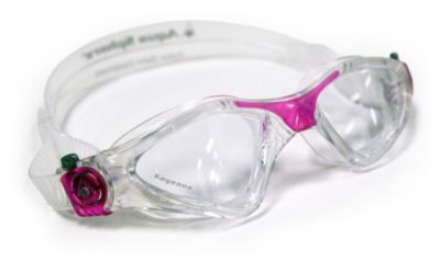 Women's Kayenne Swim Goggle - Clear / Fuchsia