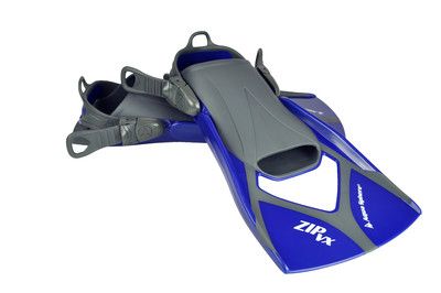 Zip VX Swim Training Fin - Blue / Gray