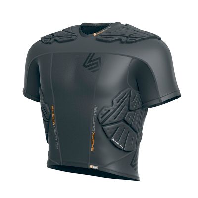 ShockSkin 5-Pad Youth Impact Shirt - Black