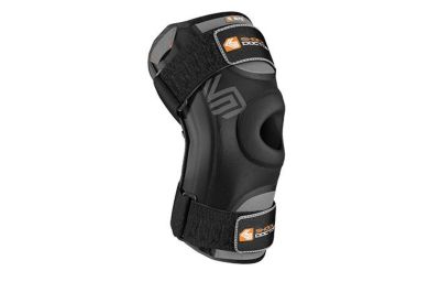 Knee Stabilizer with Flexible Knee Stays - Black