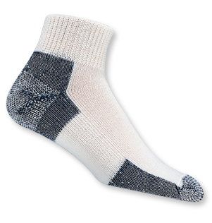 Running Socks - Thick Cushion - Mini Crew - Large
