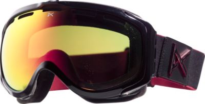 Hawkeye Goggle Black Emblem, Red Solex Lens
