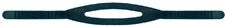 Black Rubber Mask Strap