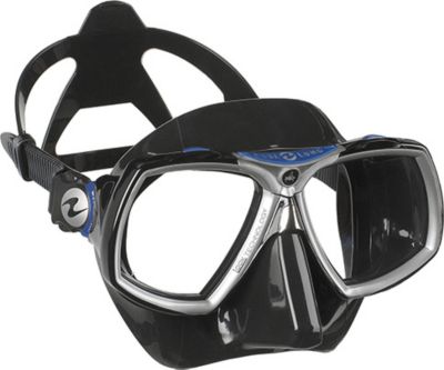 Look 2 Mask, Clear Skirt - Black / Blue