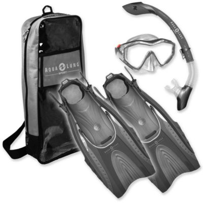 Anacapa Hingflex Snorkeling Set, Pro - Black