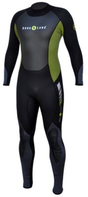 Men's 3MM Hydroflex Wetsuit - Black / Green
