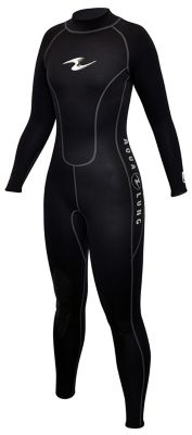 Women's Hydroflex 1mm Jumpsuit - Black