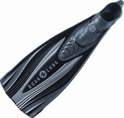 Express Closed Heel Fins - Black / Silver
