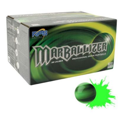 Marballizer Paintballs - Black/Green (2000 Count)