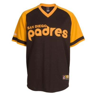 Men's Padres Cooperstown  Replica Jersey - Brown