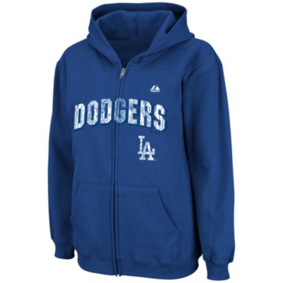 Youth Dodgers High And Tight Fleece - Royal Blue / Sapphire