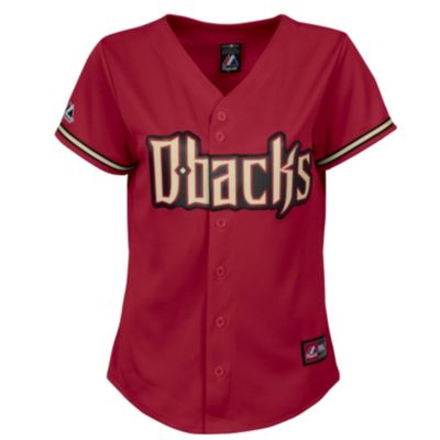 Women's D'bcks Replica Alt Jersey - Maroon / Dark Red