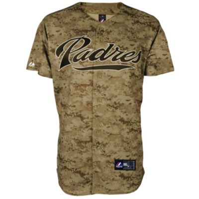 Men's Padres Replica Digital Camo Jersey - Green Patterned