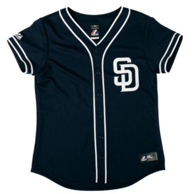 Women's Padres Replica Alternate Jersey - Navy / Dark Blue