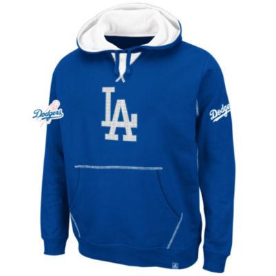 Men's Dodgers Tru Leader Hooded Fleece - Royal Blue / Sapphire