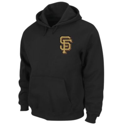 Men's Giants Gold Wordmark Fleece - Black