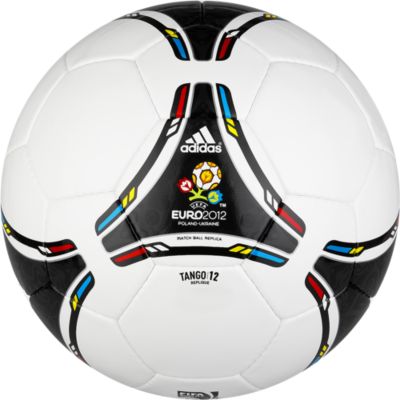 Euro 2012 Replique Soccer Ball – White/Black