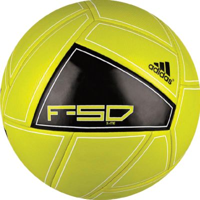 F50 X-ite Soccer Ball – Lime/Black