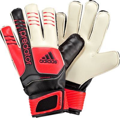 Predator FINGERSAVE™ Junior Soccer Gloves - White