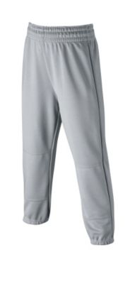 Basic Poly Double Knit Youth Baseball Pant - Silver