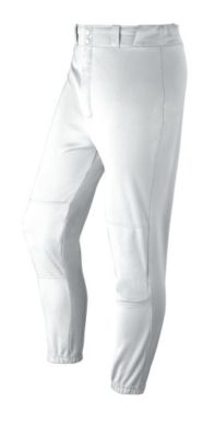Deluxe Team Poly Warp Knit Adult Baseball Pant - White