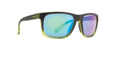 Men's Lomax Sunglasses -  Black / Green Glacier / Quasar Glo