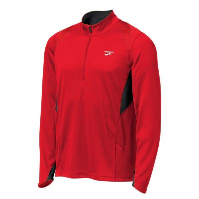 Men's Podium 1/2 Zip II Shirt - Red