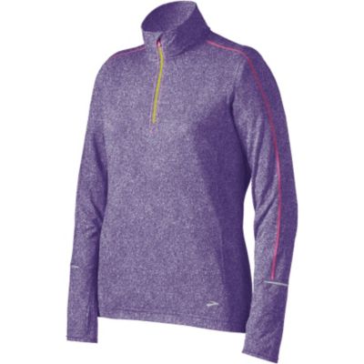 Women's  Essential 1/2 Zip Long Sleeve Top - Purple