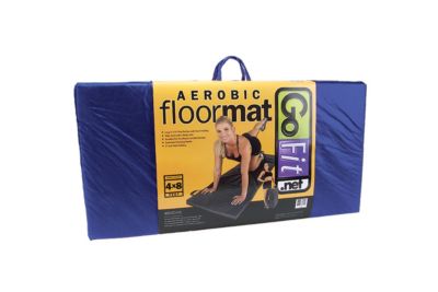 Folding Exercise Vinyl Mat, Blue