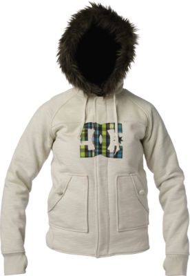 Women's Billions Zip Hoodie - Cream