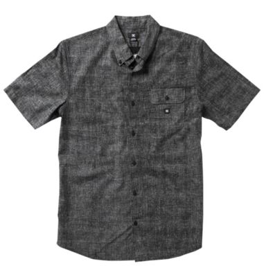 Men's Cheveron SS Woven - Black