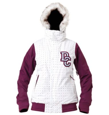 Women's Squad Jacket - White Patterned