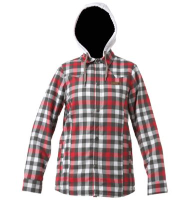 Women's Woodbury Flannel Shirt - White Patterned
