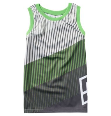 Boys' Brap Tank - Gray Patterned