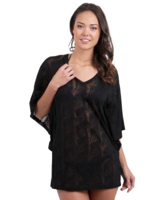 Women's Ola Ola Beach Cover-up - Black