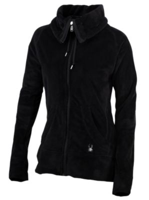 Women's Damsel Hoody Fleece Jkt - Black