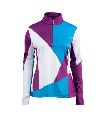 Women's Pastiche Dry WEB T-Neck - Purple