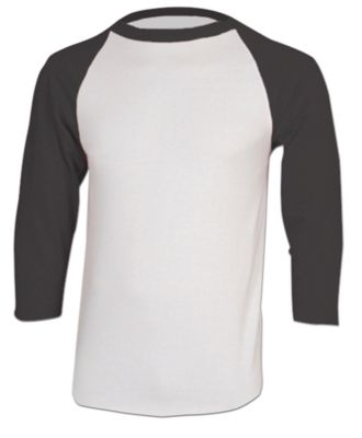 Men's Cotton 3/4 Sleeve Jersey - Black